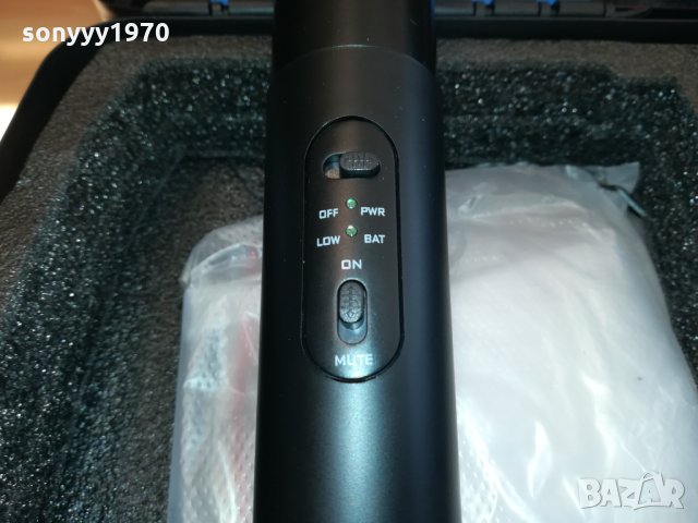 shure-2бр безжични микрофони с куфар-обява 0902221104, снимка 7 - Микрофони - 35726343