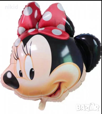 3D Мини Мики Маус грамадна глава фолио фолиев балон хелий или въздух парти рожден ден, снимка 3 - Други - 34318594