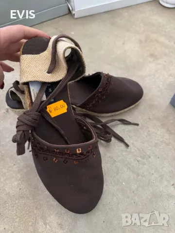 Сандали от плат, снимка 1