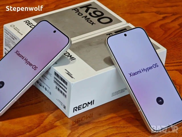 Нов Redmi K90 Pro Max - 6.9", SD8 Elite Gen5; Bose;7560mAh; 3x50mpx