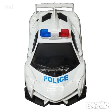 Полицейска скоростна кола с дистанционно управление, снимка 4 - Коли, камиони, мотори, писти - 52434347