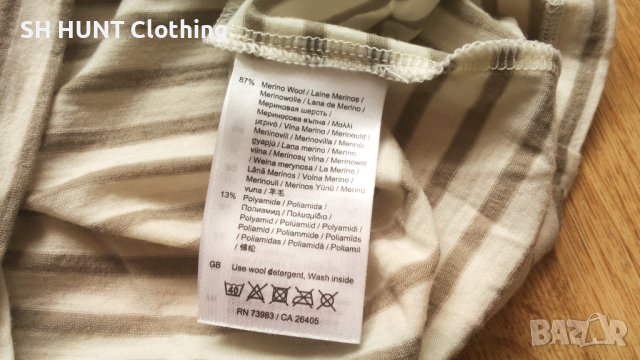 HELLY HANSEN Women's Graphic T-Shirt  87% Merino Wool 13% Polyamide размер L дамска тениска - 423, снимка 10 - Тениски - 41441327