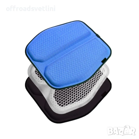 Ергономична Гел Възглавница с Honeycomb Дизайн – Универсална, снимка 4 - Аксесоари и консумативи - 50824467