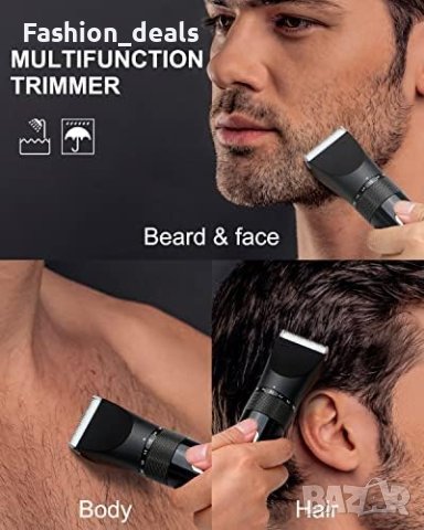 Нов Електрически тример машинка за подстригване на коса брада за мъже, снимка 2 - Друга електроника - 41459923