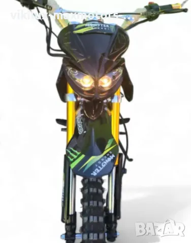 КРОСОВ МОТОР MaxMotors 125 КУБИКА 125CC с усилена рамка, нов модел от 2024г. с 2 години гаранция, снимка 2 - Мотоциклети и мототехника - 47940562