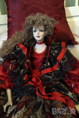 Колекционерска порцеланова кукла ръчна изработка намалена , снимка 7 - Колекции - 34066845