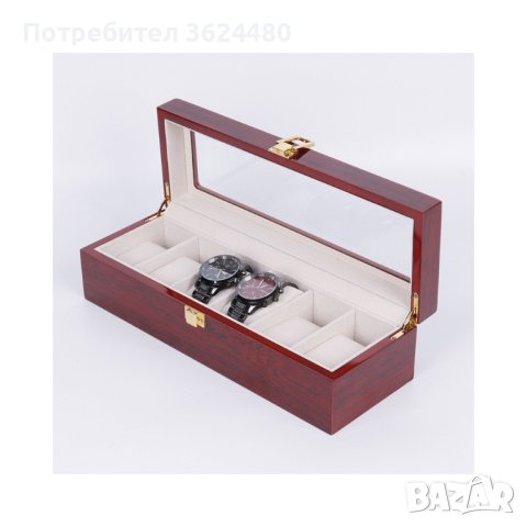 Дървена кутия за часовници, снимка 2 - Други - 40474351