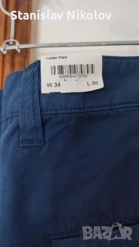 Спортен панталон Carhartt WIP - Calder Pant Dyed Dark Navy, Size 34, снимка 4 - Панталони - 51857134