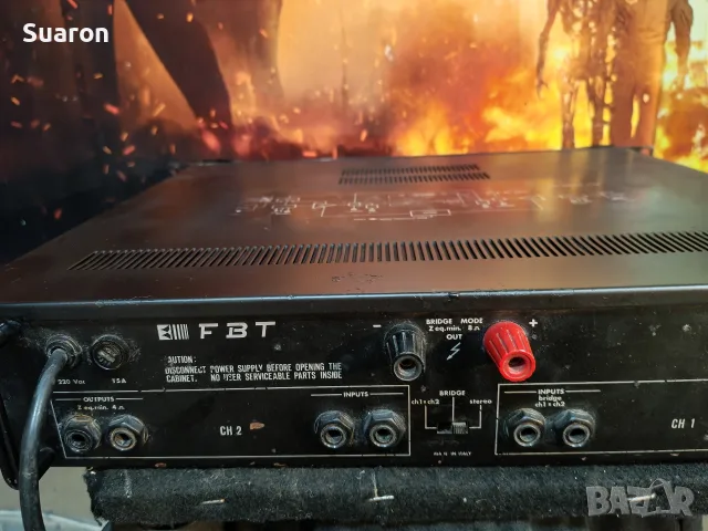 FBT - AX52 Power amplifier италианско стъпало , снимка 10 - Ресийвъри, усилватели, смесителни пултове - 55753203