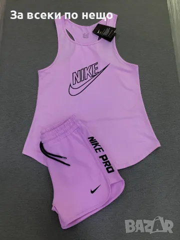 Nike Дамски Летен Комплект👚🩳Дамски Къс Екип Найк - Налични Различни цветове Код LFS443, снимка 8 - Спортни екипи - 49882595