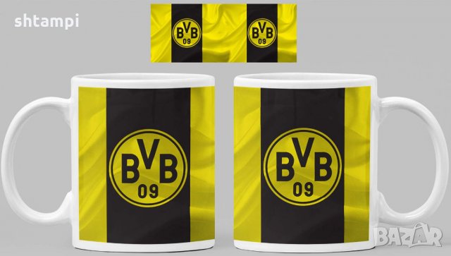 Чаша Борусия Дортмунд Borussia Dortmund Керамична, снимка 2 - Фен артикули - 34783801