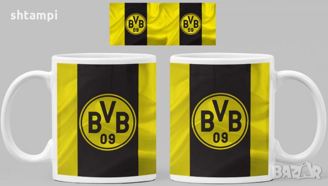 Чаша Борусия Дортмунд Borussia Dortmund Керамична, снимка 2 - Фен артикули - 34783801