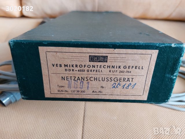 Студиен микрофон RFT Gefell MV692, снимка 7 - Микрофони - 42715183