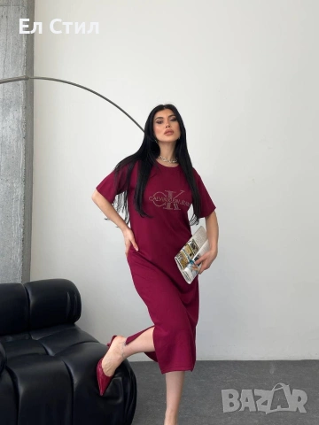 🩷Дамска рокля ✨🔥🔥🔥 👍 ✨𝗣𝗿𝗶𝗰e :19€ НА ЕДРО ✨𝗦ı𝘇𝗲: S M L XL XXL 📌5 бр, снимка 4 - Рокли - 53672006