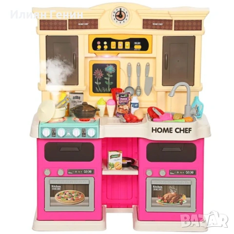 AIYAPLAY Кухня за игра с течаща вода, комплект от 85 аксесоара, снимка 8 - Образователни игри - 53752826