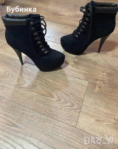 Дамски боти на ток, снимка 4 - Дамски боти - 52731120