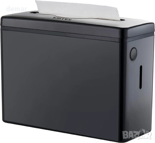 Диспенсър за кухненска хартия за плот, нехлъзгаща се основа, черен