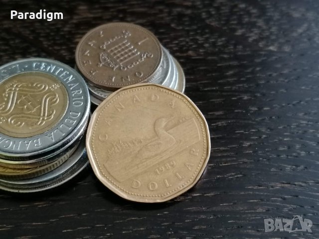 Монета - Канада - 1 долар | 1989г., снимка 1 - Нумизматика и бонистика - 34061007