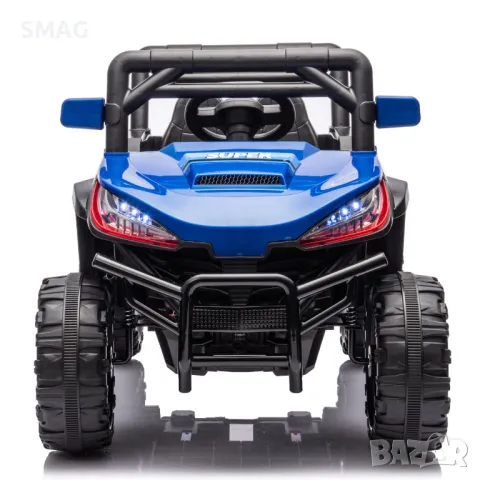 Електрическо превозно средство Off Road Jeep двуместен черен син 12V S_1235335, снимка 3 - Други - 48068084