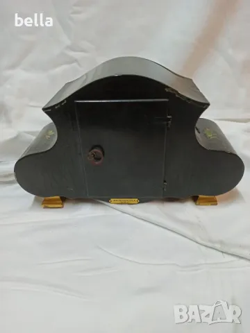 Стар антикварен настолен часовник Jean Perret & Cie S.A Geneve, снимка 11 - Антикварни и старинни предмети - 49504727