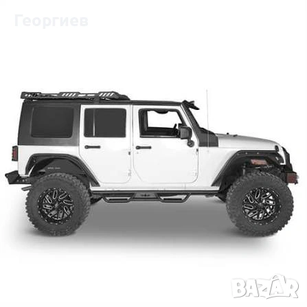 НОВИ Странични Степенки (Nerf Steps) за Jeep Wrangler JK (4 врати) 2007-2018 – ASP Eberle J0764, снимка 2 - Части - 53839426