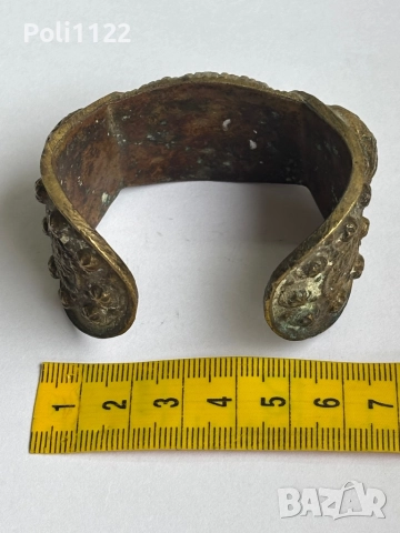 Възрожденска гривна рогатка, снимка 6 - Антикварни и старинни предмети - 51744995