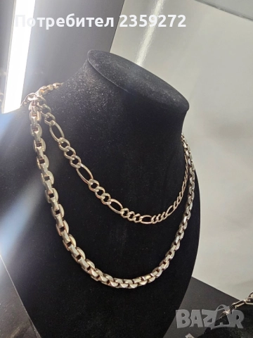 Сребърни синджири, снимка 2 - Колиета, медальони, синджири - 52482344