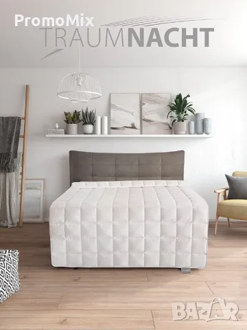 Одеяло с тежести 6 кг Badenia Traumnacht 150х220см Юрган тежко Утежнено одеяло Антистрес завивка, снимка 2 - Олекотени завивки и одеяла - 48864959