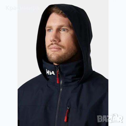 Мъжко ветроходно яке Helly Hansen Crew Hooded Midlayer 2 navy, снимка 6 - Якета - 52928849