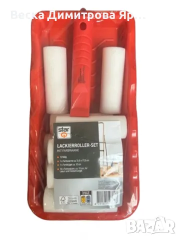 Комплект за боядисване с резервни валяци – 12 части, снимка 3 - Други стоки за дома - 48949552