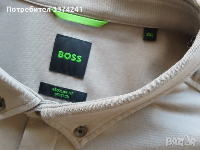 Мъжка риза BOSS - XXL, снимка 5 - Ризи - 56361498
