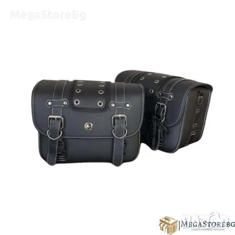 Дисаги за мотоциклет, странични чанти, куфари КОЖА PA881 30/20/13 CM 2 БР/К-Т, снимка 3 - Аксесоари и консумативи - 48988066