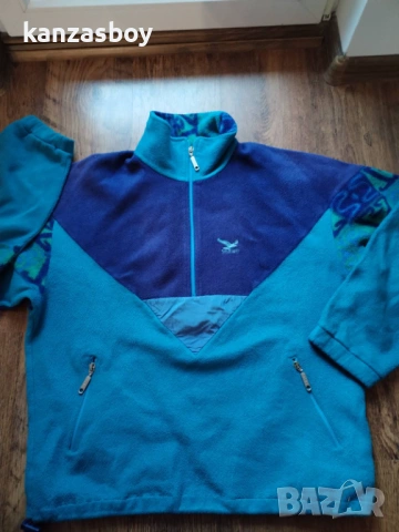 SALEWA VINTAGE FLEECE - винтидж мъжки полар Л , снимка 7 - Блузи - 53276058
