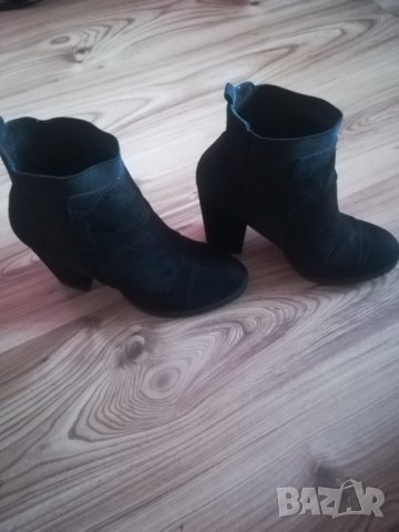 черни боти на висок ток и платформа, снимка 7 - Дамски боти - 42605717