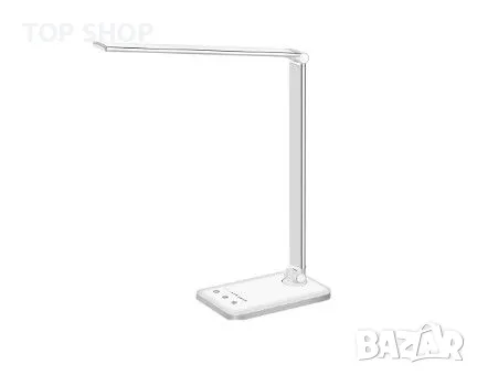LED настолна лампа, димируема настолна лампа, 5 цвята и 10 нива на яркост, нощна лампа, USB порт за, снимка 2 - Настолни лампи - 48842678