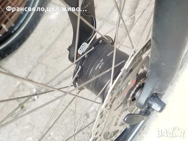 28 цола алуминиев велосипед колело като ново 3 по 10 скорости Shimano deore , снимка 4 - Велосипеди - 56079893