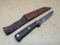 Стар Кован Нож Със Стара Кожена Кания. , снимка 10