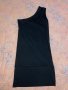 Малка черна рокля с едно рамо, снимка 2