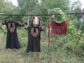 Автентични носии (Саи / Клашници) и рядка бебешка люлка (Цедилка) – Разлог/Пирин, 1890-1910 г., снимка 3