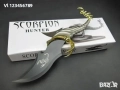 Декоративен нож - Scorpion Hunter Knife на декоративна стойка, снимка 3