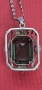 Сребърна верижка с висулка, снимка 8