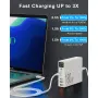 Чисто нова настолна зарядна станция 180W GaN с LCD дисплей и 6 порта  , снимка 5
