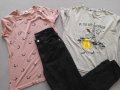 Дамски лот дънки и тениски, снимка 1 - Тениски - 41445895
