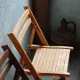 Дървени сгъваеми столове, снимка 2