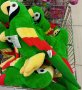 Плюшен папагал със звук детска играчка, снимка 1 - Плюшени играчки - 39316137