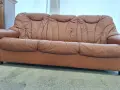Диван тройка естествена кожа , снимка 5