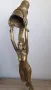 Голяма африканска бронзова пластика на жена, снимка 7