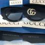 GUCCI с лого 1:1 дамски слънчеви очила котка 2 цвята, снимка 5