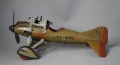 1930 Tippco Немска метална механична играчка модел самолет, снимка 2
