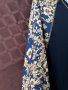 изящна тъмно синя блуза златни цветя , снимка 9